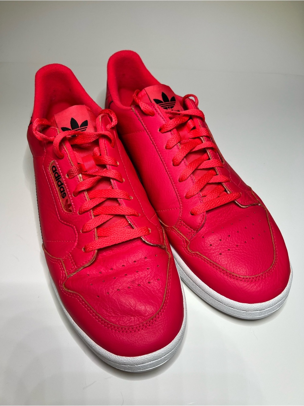 Adidas Continental 80 “Shock Red”. Men’s size 13.